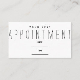 Möte påminnelsekort för musik nästa gång du besöke visitkort