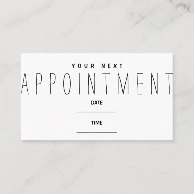 Möte påminnelsekort för musik nästa gång du besöke visitkort (Framsida)