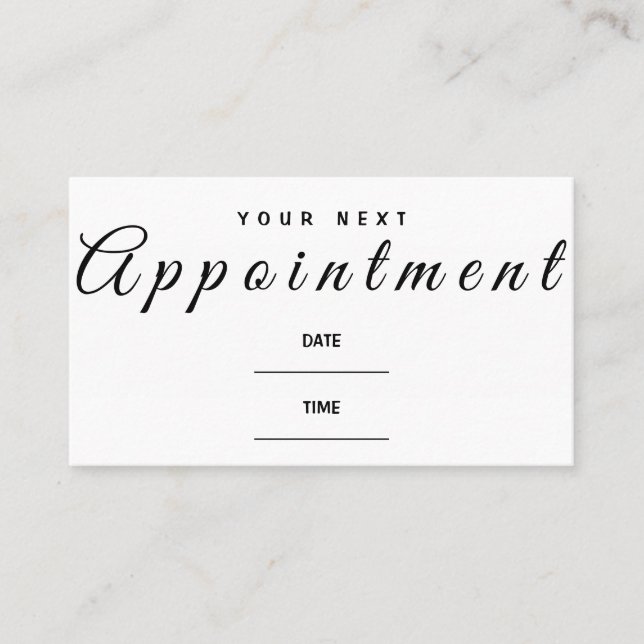 Möte påminnelsekort för musik nästa gång du besöke visitkort (Framsida)