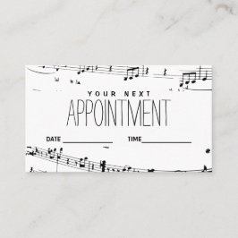 Möte påminnelsekort för musik nästa gång du besöke visitkort