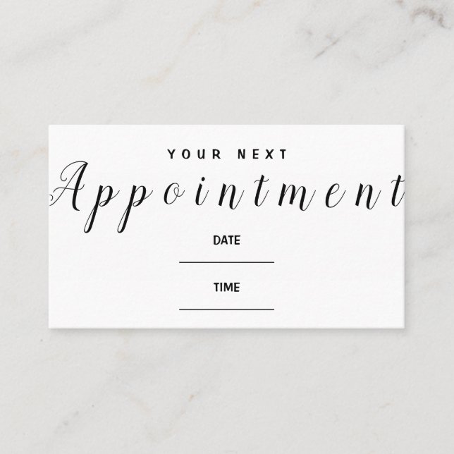 Möte påminnelsekort för musik nästa gång du besöke visitkort (Framsida)