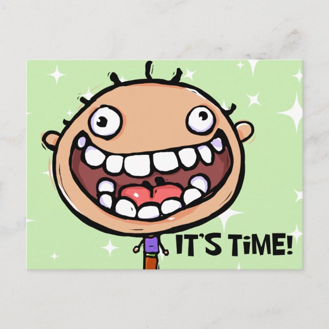 Möte påminnelsekort för tandkontroll vykort (Framsida)