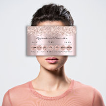 Möte påminnelsekort Makeup Lash Brows Ro