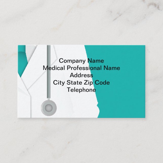 Möte påminnningskort för läkare tidsbeställning kort (Framsida)