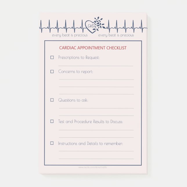 MÖTE post-it-anteckningar för CHD Doktor Post-it Block (Framsida)