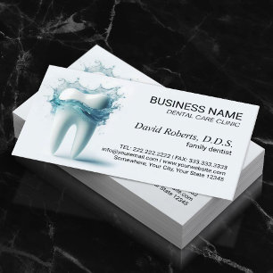 Möte tandläkarkontor för Dentist Clean Tooth Denta Tidsbeställning Kort