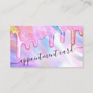 Möte Unicorn HoloGraph Glitter-drivrutiner Visitkort