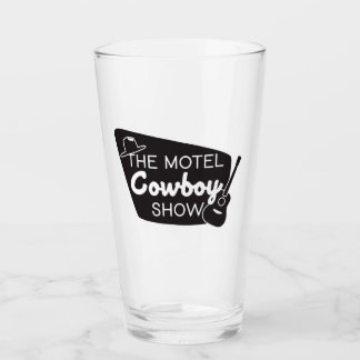 Motel Cowboy Show Pint Glass Glaskopp