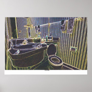 Motellbadrum Poster