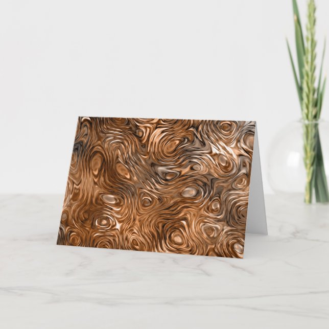 Moten "Copper"-kort för hälsning Kort (Framsida)