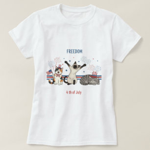 Möten i oberoende - den 4 juli, den län t shirt
