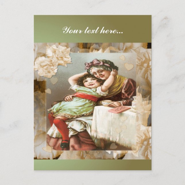 Möten med mormor vykort (Framsida)