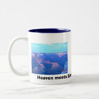 Möter den södra kanten för grandet Canyon, den Två-Tonad Mugg