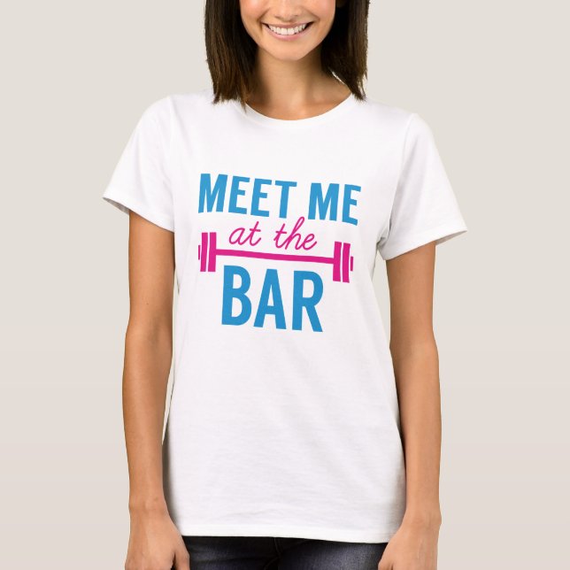 Mötes vid baren t shirt (Framsida)