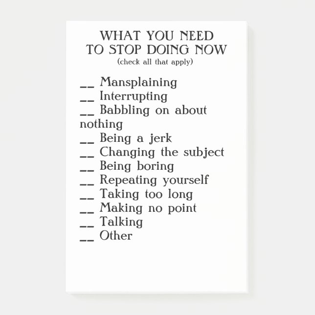 Mötesanteckningar Post-it Block (Framsida)