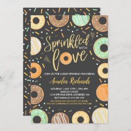 Mötesbaby överdragen inbjudan överdragen med kärle