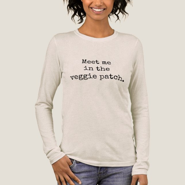 Mötesplats i grönsaksskölden t shirt (Framsida)