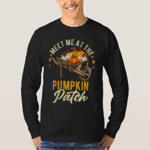 Mötesplats På Pumpafältet Halloween Thanksgiving T Shirt
