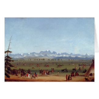 Mötesplatsarna Near Green River Hälsningskort