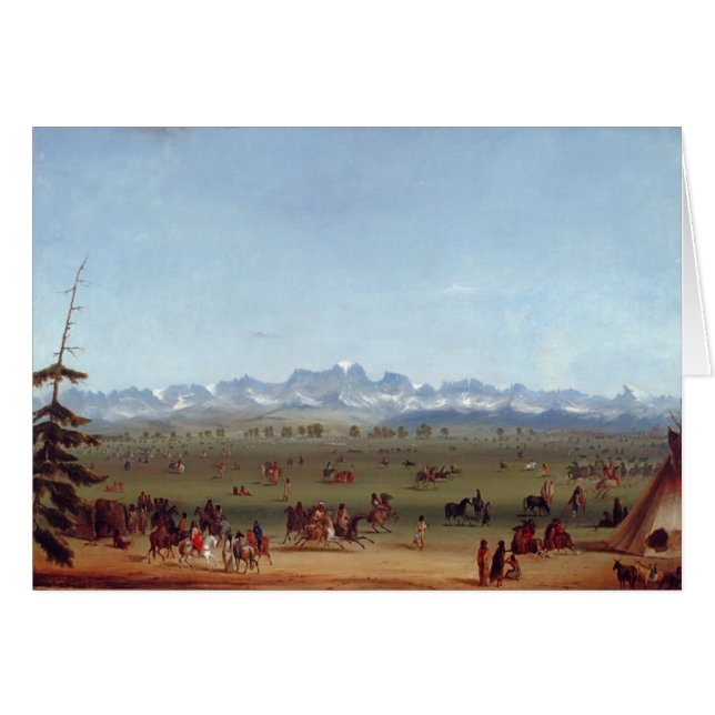 Mötesplatsarna Near Green River Hälsningskort (Framsidan Horizontal)