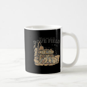 Mötesplatsen är på Duvorna Fältet Duvjakt Kamoufla Kaffemugg