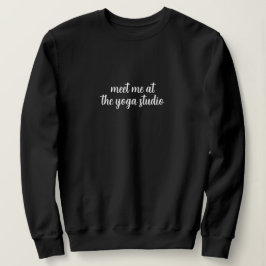 Mötesplatsen är Yogastudion | Present till fitness T Shirt