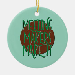 Mötestillverkare gör det till återställningstid julgransprydnad keramik