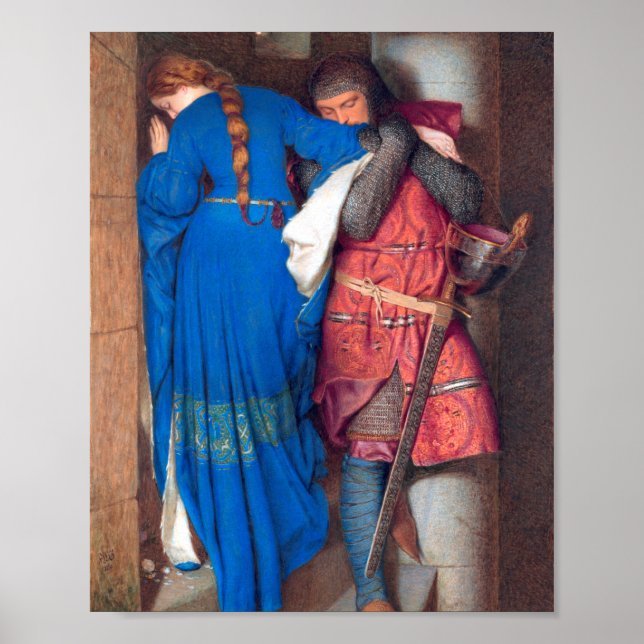 MötesTurret Trappor målar Frederic Burton Poster (Framsidan)