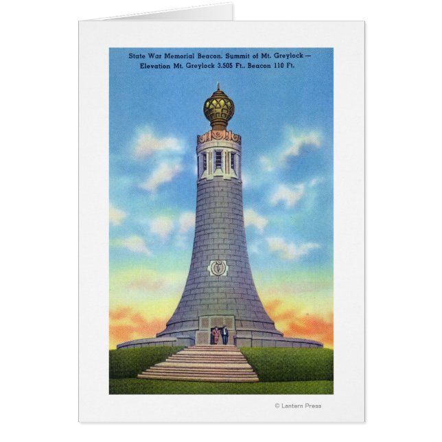 Mötesvy för statsminister Krig Hälsningskort (Framsidan)