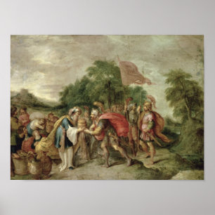 Mötet av Abraham och Melchizedek Poster