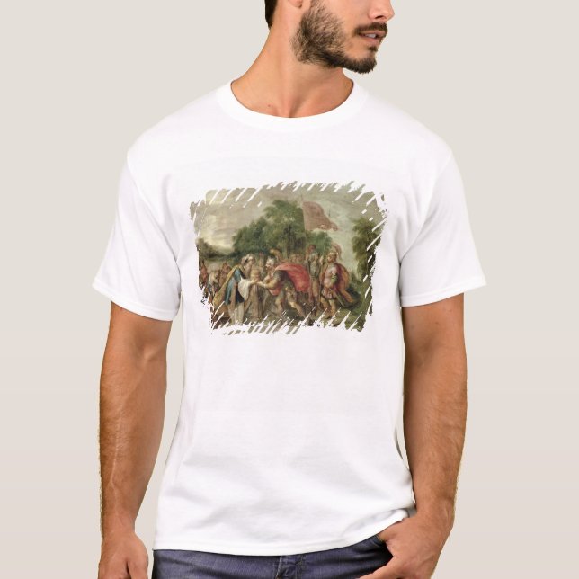 Mötet av Abraham och Melchizedek T-shirt (Framsida)