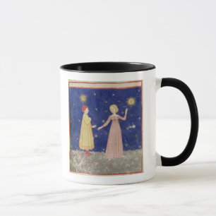 Mötet av Dante och Beatrice Mugg