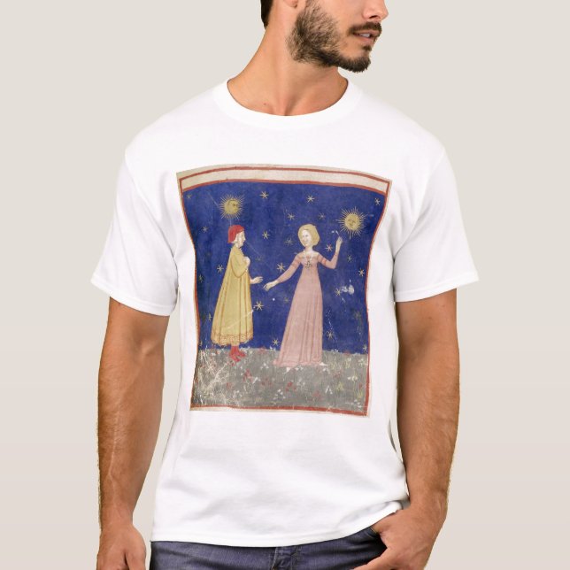 Mötet av Dante och Beatrice Tee Shirt (Framsida)