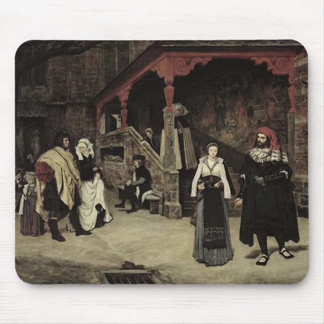 Mötet av Faust och margueriten, 1860 Musmatta (Framsidan)