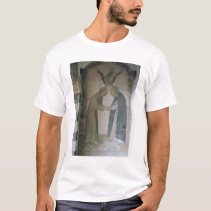 Mötet av St Dominic och St Francis (fresco Tee