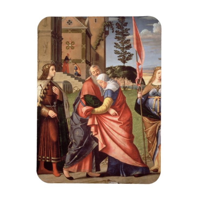 Mötet i Golden Grind med Saints, 1515 ( Magnet (Vertikal)