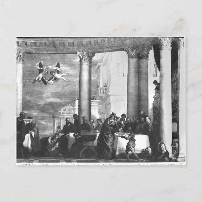 Mötet i huset Simon Pharisee Vykort (Framsida)