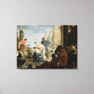 Mötet med Anthony och Cleopatra, c.1645 Canvastryck