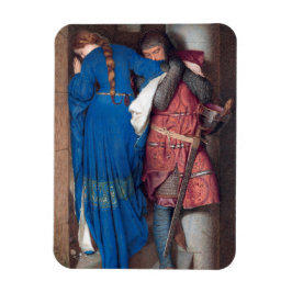 Mötet om Turret Trappor (av F.W. Burton) Magnet