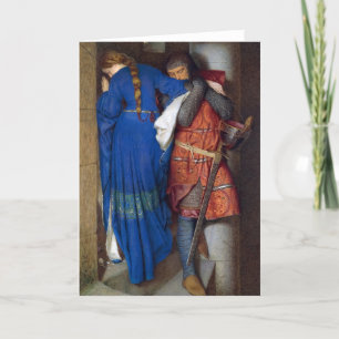 Mötet om Turret Trappor av F. W. Burton Tack Kort