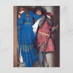Mötet om Turret Trappor av Frederic Burton Vykort