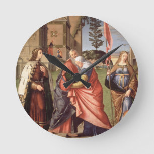 Mötet på den guld- grinden med Saints, 1515 ( Rund Klocka