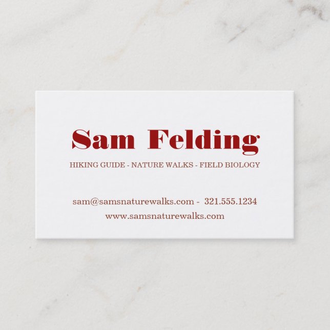 Moth Affärskort - för Lepidopterist Visitkort (Framsida)