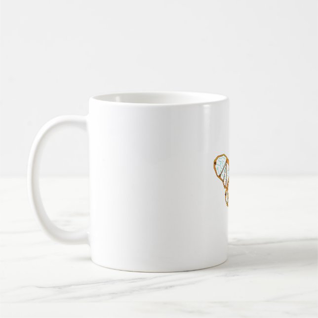 Moth Butterfly Dragonfly Insekt Kaffemugg (Vänster)
