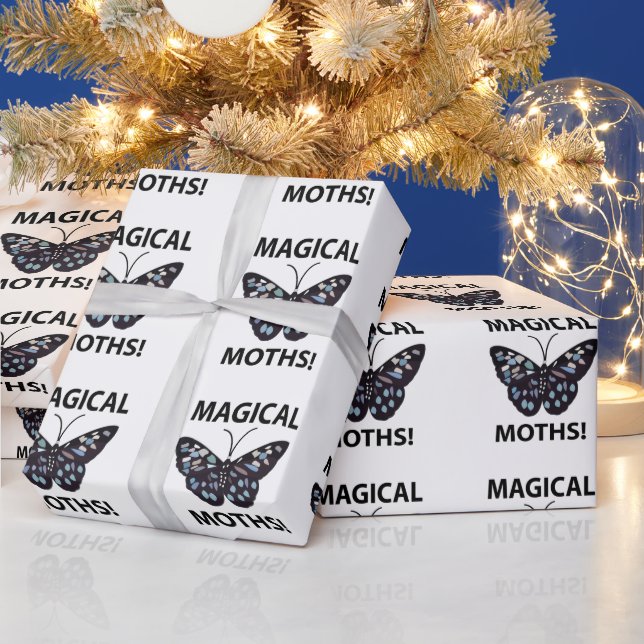 Moth Butterfly Magic Moths Presentpapper (Helgdagar)