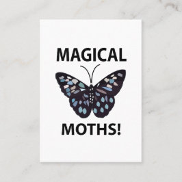 Moth Butterfly Magic Moths Visitkort