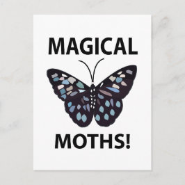 Moth Butterfly Magic Moths Vykort