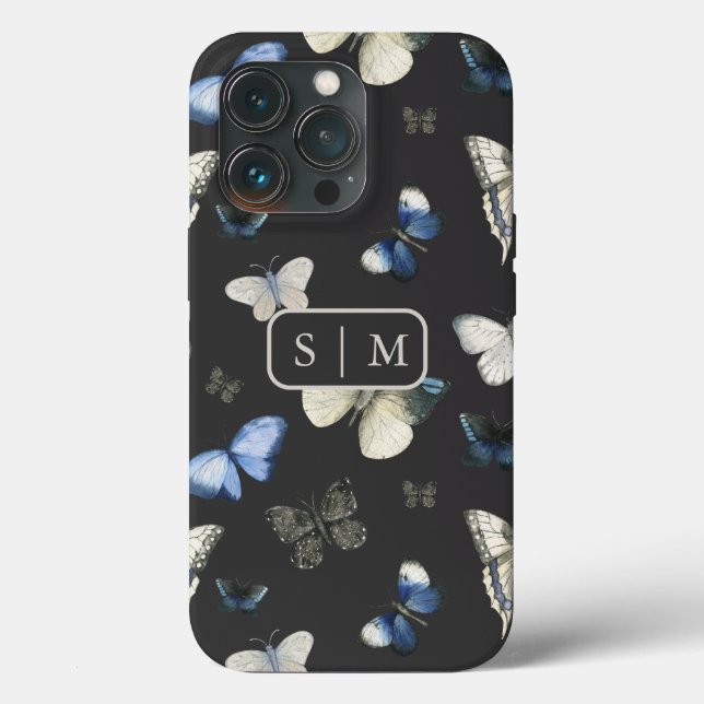 Moth Butterfly mönster Fodral-Mate iphone case (Baksida )