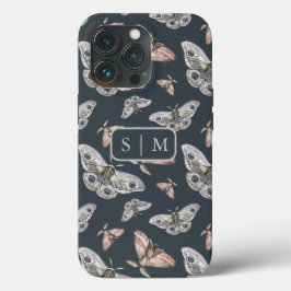 Moth Butterfly mönster Fodral-Mate iphone case