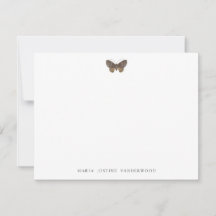 Moth Classic Personlig Stationery Note Card